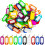 Verpakking van 60 plastic sleutelhangerlabels – diverse kleuren 1