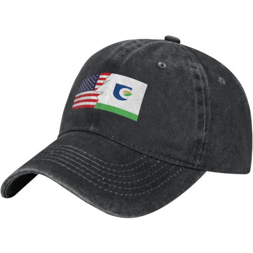 Καπέλο μπέιζμπολ Union County NC & USA – Ρυθμιζόμενο βαμβακερό