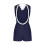 Womens Athletic Romper Backless Sleeveless Short-Yellow S 2