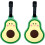 Avocado bagagemærker silikone 2-pak 1
