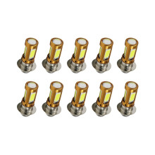 10X H6M PX15D P15D LED Motorcycle Headlight Hi-Lo Beam Bulb for Motorcycle Scooter Moped Headlight Lamp White 1500Lm 12-30V