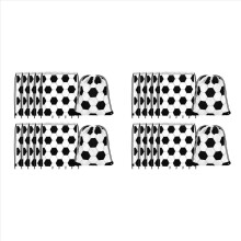 12 stück Fußball Stil Candy Kordelzug Tasche Softball Fußball