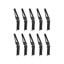10X Summer Electric Bike Helmet Headset Fix Clamp. Multifunctional Plastic Clip Helmet Bluetooth Headset Clamp B