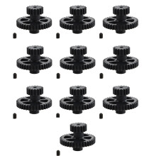 Lot de 10 pièces de rechange pour réducteur métallique et engrenage moteur compatibles avec les voit