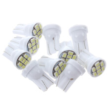 10x T10 W5W 8 SMD LED Weiss Standlicht Lampe Licht Innenraumbeleuchtung Birne 12V
