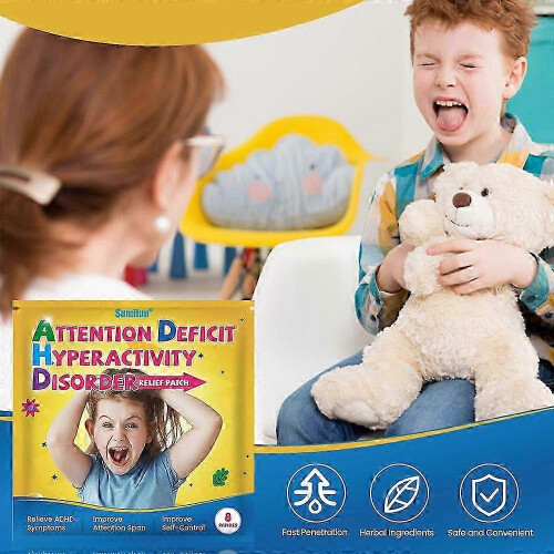 24pcs Hyperactivity Treatment Patch Paediatric ADHD Kids Sticker Focus Attention 1
