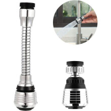 2-piece kitchen faucet extension set, 360 swivel spray head, Label sprayer