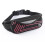 Fanny Pack - Waterproof - Black and Rose Red - Canvas - 22x10cm - Adjustable Belt 1