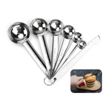 Measuring Spoons - Stainless Steel - Set of 7 - Precise Measurements - Durable - Easy to Clean