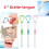 Tongue scraper - Not specified - Child - Hypoallergenic - Non-slip handle - 3 pieces 1