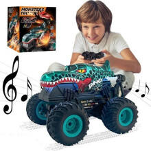 Radio-controlled vehicle - Boys' toys - 1:20 scale monster truck - 20 km/h - LED lights - Enhanced dancing
