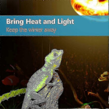 2 Pack 100W Reptile UVB UVA Heat Lamp Bulb, Sun-Like Bright Light for Terrariums, Amphibians & Birds w