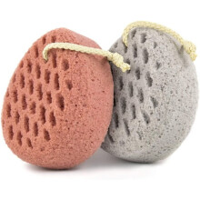 Bath sponge, loofah body sponge, shower cleaning sponge, shower sponge (2 pieces), random color