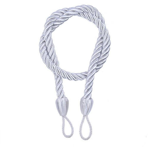 A pair of curtain cord clips, cord loop clips, loop clips