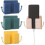 4-Piece Wall Organizer Box, Remote Control Wall Storage Box, with 2 Hooks, 4 Colors 1