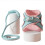 1 light blue, reflective, break-resistant cat harness - L 1