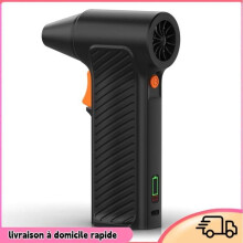 Electric Air Dryer 110000rpm Cordless Handheld Dryer for Computer Keyboard Cleaning Black