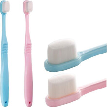 Extra soft micro-nano toothbrush with 20,000 soft bristles, pack of 2