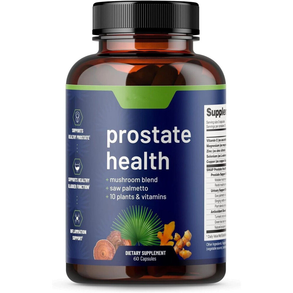 (60 Capsules) Prostate Health Capsules Natural Support for Menâs Wellness 60 Capsules
