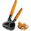 Nutcracker with elegant wooden handle - Walnut nutcracker - Anti-crushing nutcracker - Easy power transfer (ma 1