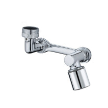 1080 drehbarer Küchenarmatur-Luftsprudler, flexibler Wasserspar-Armaturaufsatz aus Zinklegierung