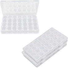 Súčasťou balenia sú nálepky so štítkami, Diamond Box ponúka priehľadné plastové úložné priestory pre kvalitné materiály,
