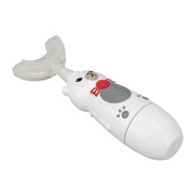Atyhao U-Shaped Electric Toothbrush for Children with 3 Brush Heads, USB Rechargeable