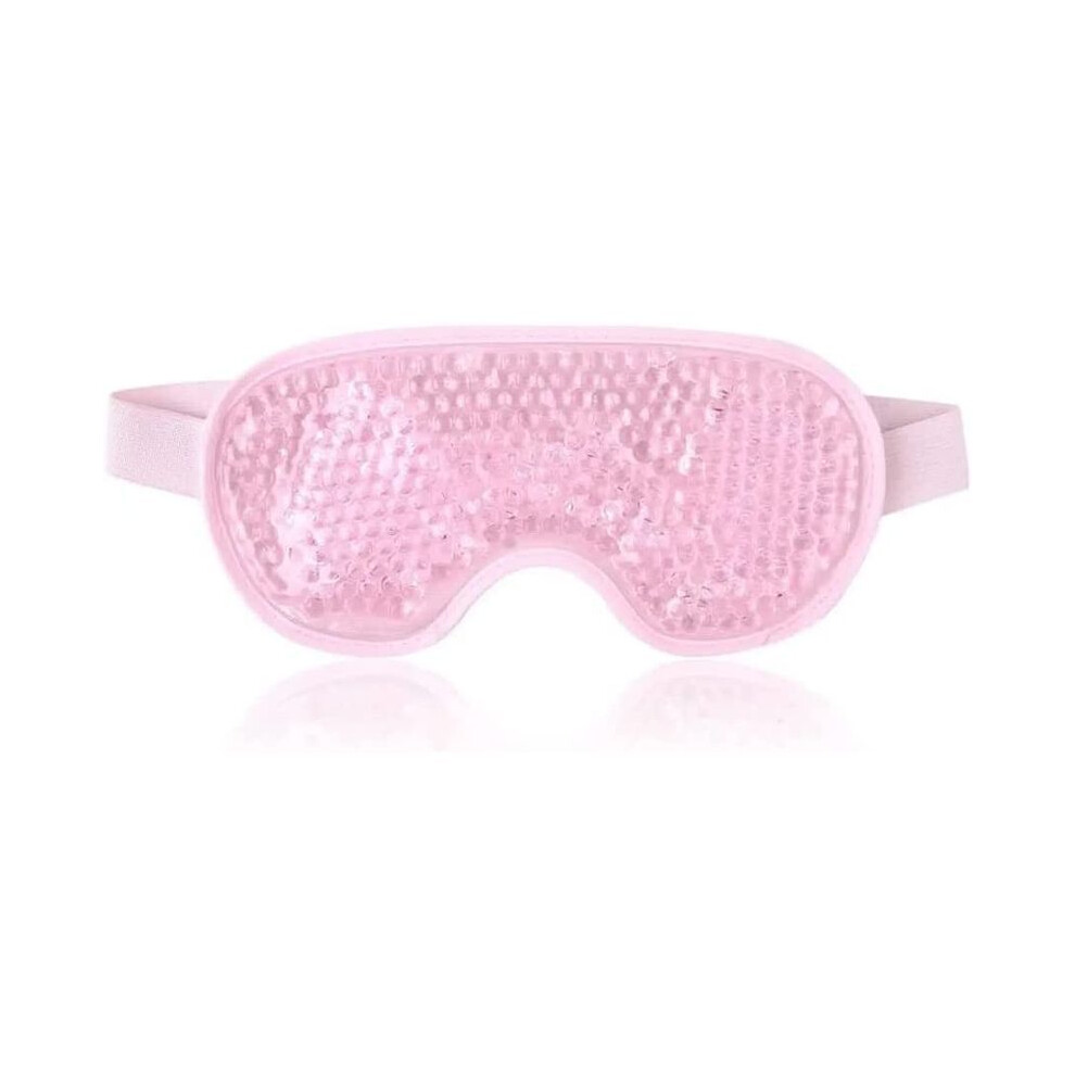 Dark/Pink Cooling Eye Mask For Puffy Eyes, Reusable Hot Cold Therapy Gel Cold Eye Mask For Migraine, Headache, Circles, Dry Eyes, Swollen Eyes,