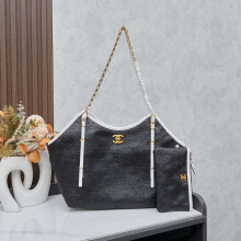 Chanel 25S GD Tote Black Gold 2561