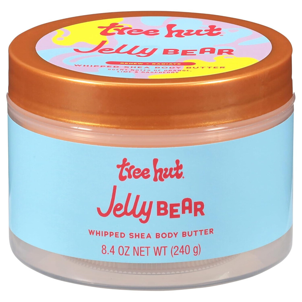 Tree Hut Orange Jelly Bear Whipped Shea Body Butter,Moisturizer, 8.4 Oz