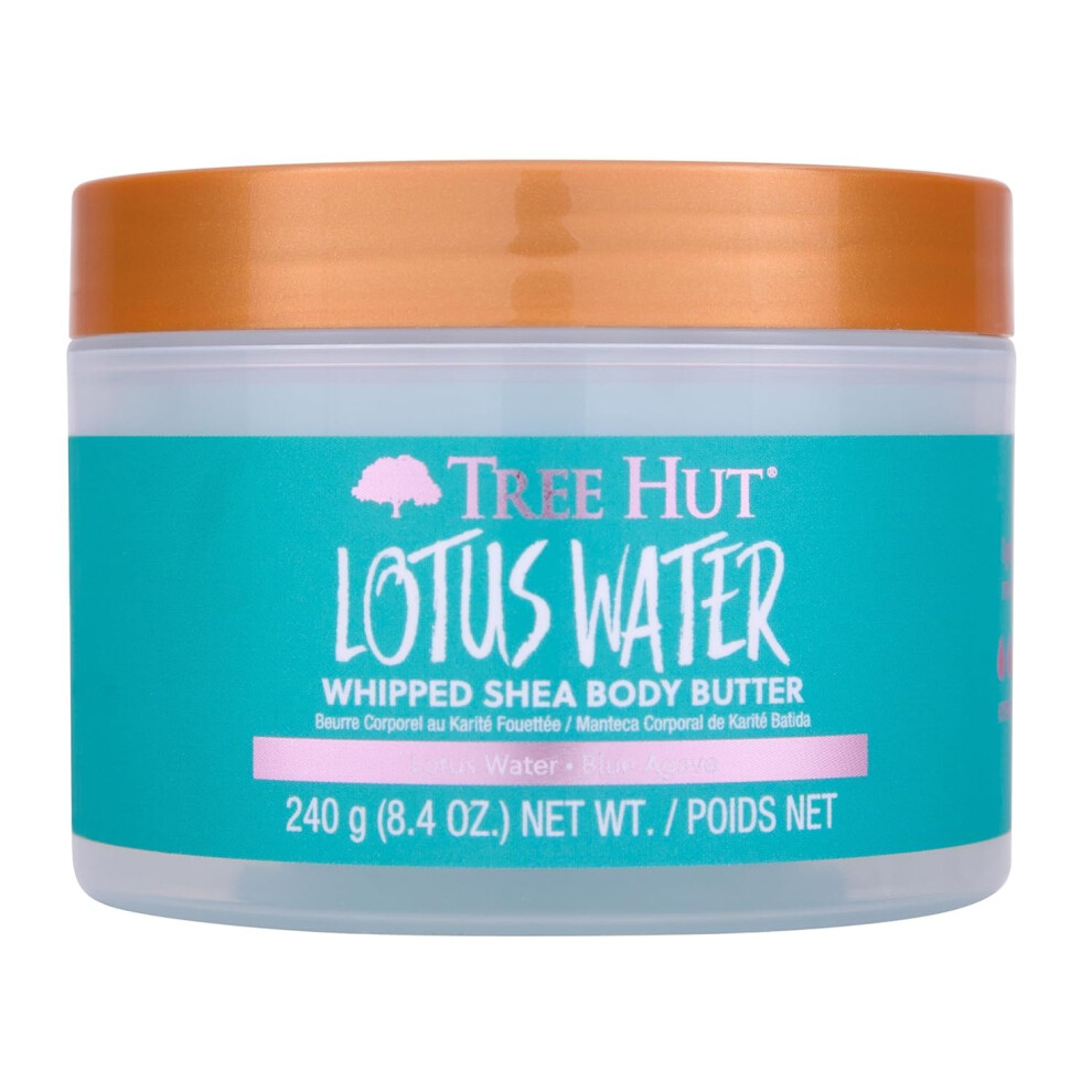 Tree Hut Orange Lotus Water Whipped Shea Body Butter, Moisturizer,8.4 Oz