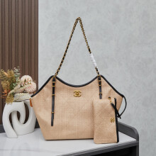 Chanel 25S GD Tote Black Gold 2561
