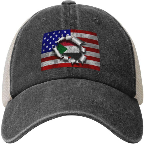 Vintage cowboy baseballpet – Verstelbare mesh achterkant
