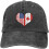 Cappellino da baseball vintage regolabile – Cuore e Giamaica 1