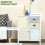 Homcom Cómoda Multicolor 68 x 34 x 80 cm 8