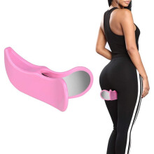 Exerciser Pelgrip Pelvis Floor Muscle Medial Exerciser,Hip Muscle&Inner Thigh Trainer,Correction Beautiful Buttocks for Women，Pink