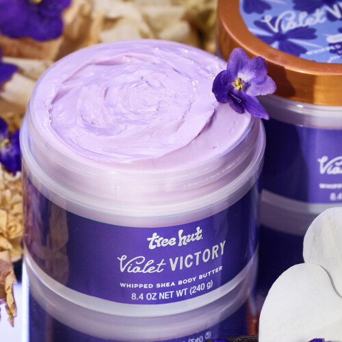Tree Hut Violet Victory Whipped Shea Body Butter, Moisturizer, 8.4 Oz 1