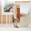 Homcom Conjunto de Comedor Blanco 120 x 70 x 75 cm 6