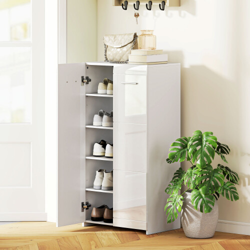 Homcom Zapatero Blanco 55 x 36 x 108 cm 1