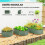 Outsunny Jardinera Exterior Verde 150 x 62 x 30 cm 4