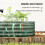 Outsunny Jardinera Exterior Verde 150 x 62 x 30 cm 5