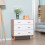 Homcom Cómoda de Madera Bicolor 80 x 39 x 80 cm 3