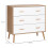 Homcom Cómoda de Madera Bicolor 80 x 39 x 80 cm 4