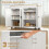 Homcom Isla de Cocina Blanco 189.2 x 50 x 87.8 cm 5