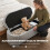 Homcom Banco de Almacenaje Gris 129 x 48.5 x 44 cm 3