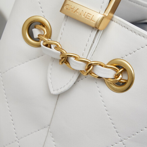 Chanel 25A Grey Suede Tote 99788 2