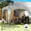 Outsunny Carpa Plegable Gris 598 x 300 x 315 cm 6