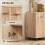 Homcom Aparador Marrón 60 x 35 x 65 cm 6