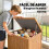 Outsunny Baúl de Exterior Marrón 63 x 51 x 58.5 cm 2