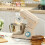 Homcom Batidora Amasadora Beige 35 x 22 x 29 cm 4